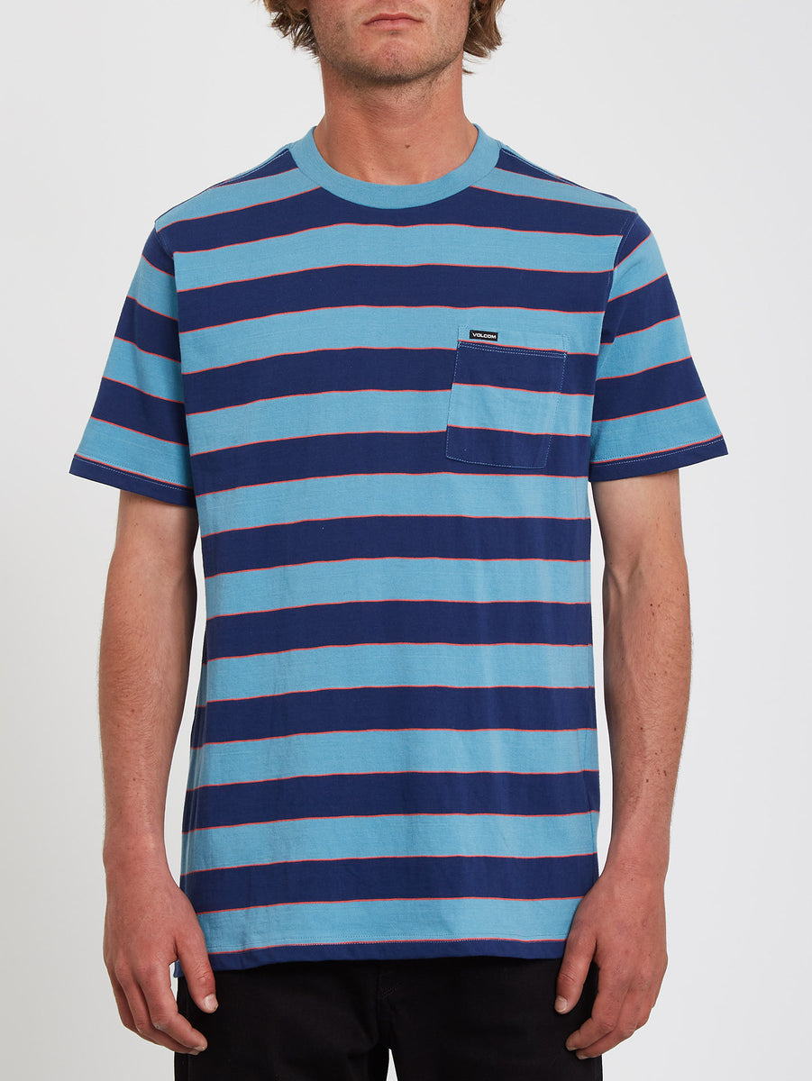 Maxer Stripe Crew T-shirt - BLUEPRINT