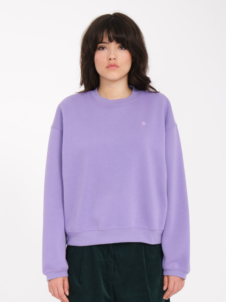 Cathalem Womens Hooded Pullover Sweatshirts Casual Crewneck Tunic  Sweartshirts,Purple M 