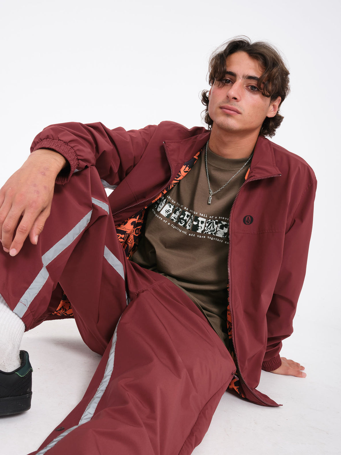 Skate Vitals Remy S Track Jacket - Merlot