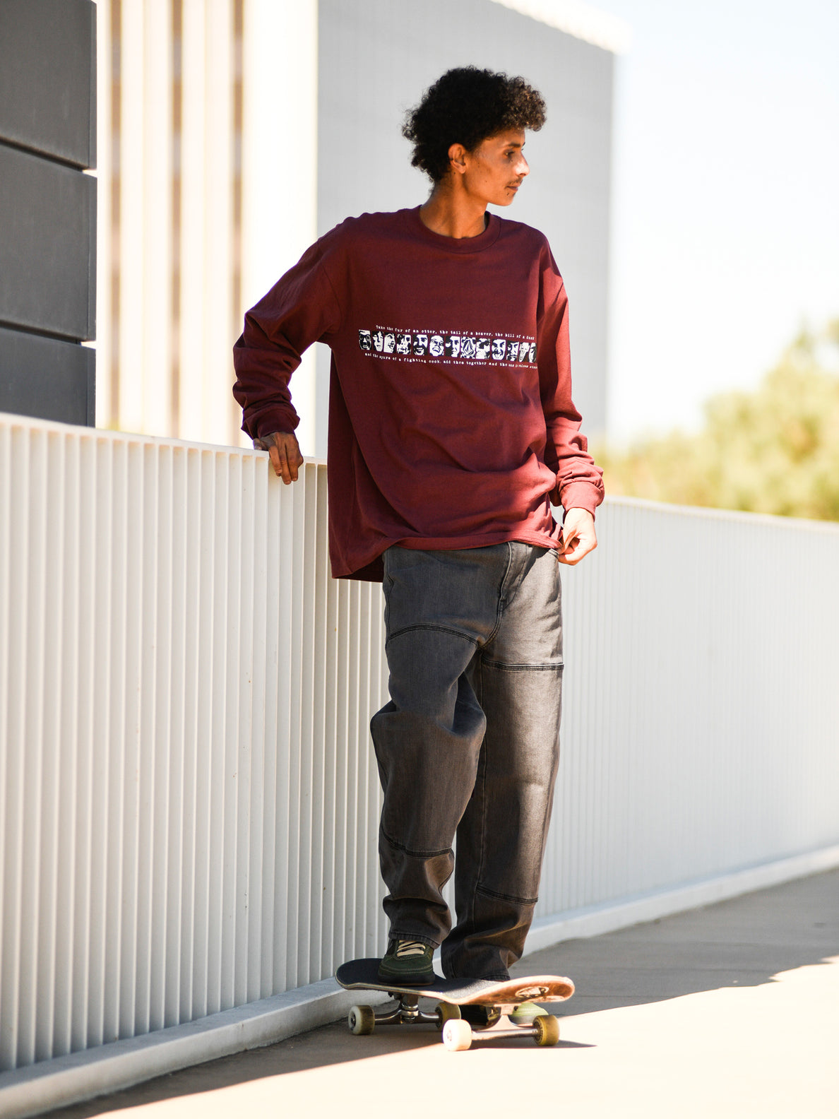 Skate Vitals Remy T-Shirt - Merlot