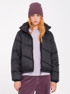 Stone Sense Puff Jacket (Reversible) - Black