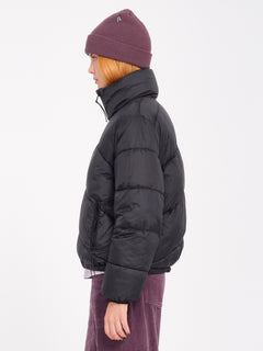 Stone Sense Puff Jacket (Reversible) - Black