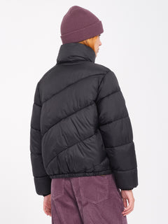 Stone Sense Puff Jacket (Reversible) - Black