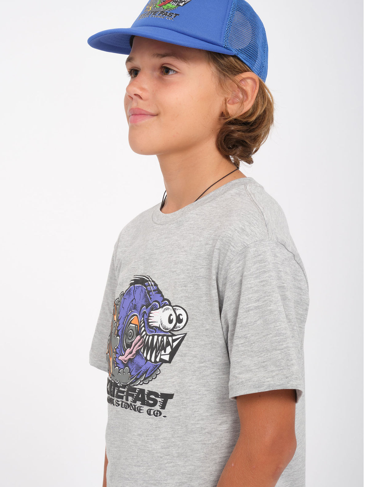 Skate Fast T-Shirt - Heather Grey - (KIDS)