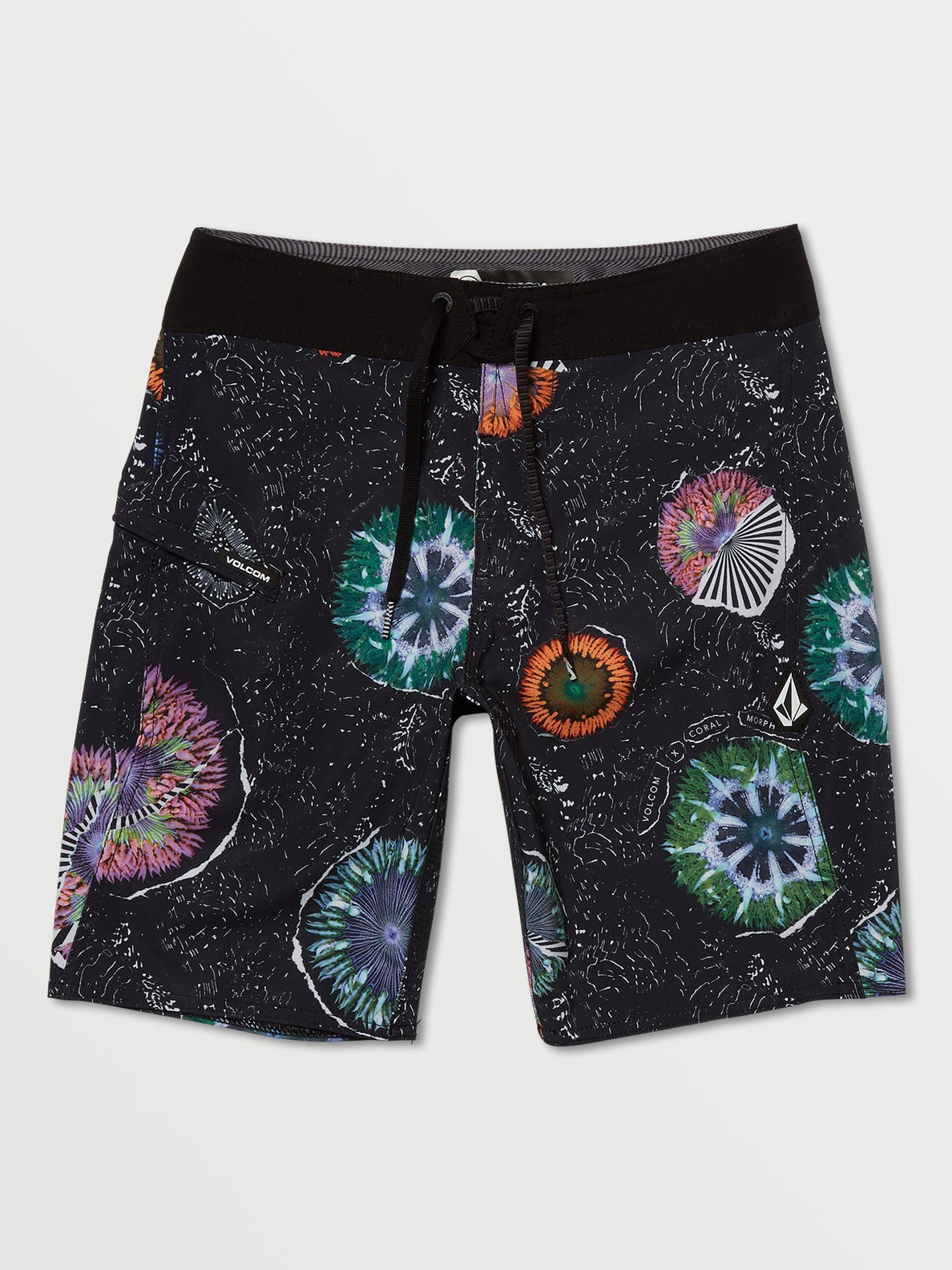 Coral Morph Boardshort - Nero (C0812107_BLK) [F]