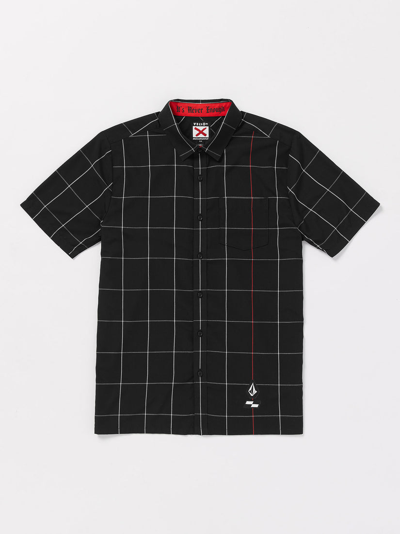 SCHROFF X VOLCOM PLAID SS (A0422401_BLK) [9]