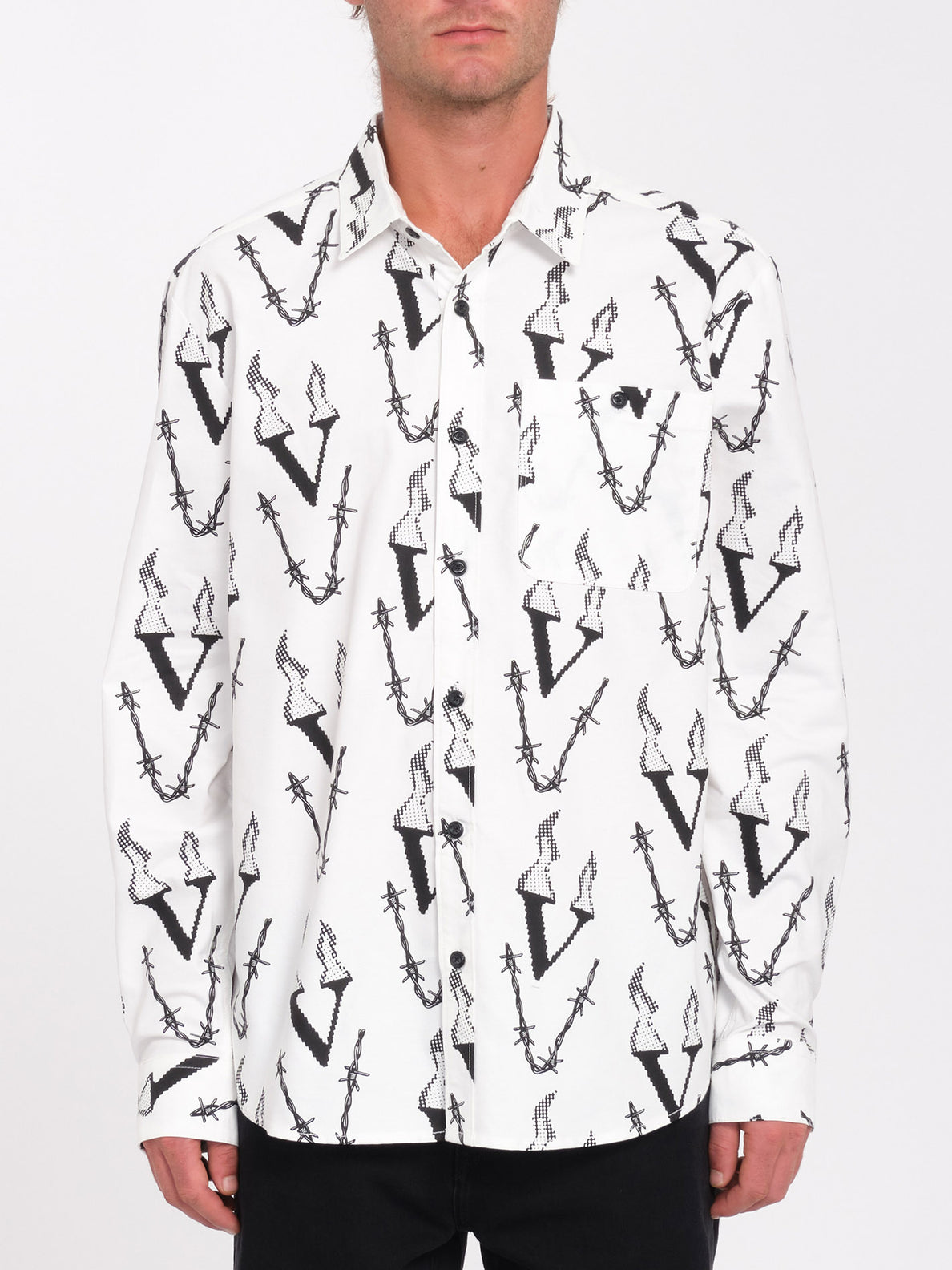 Fergadelic Woven Shirt - White