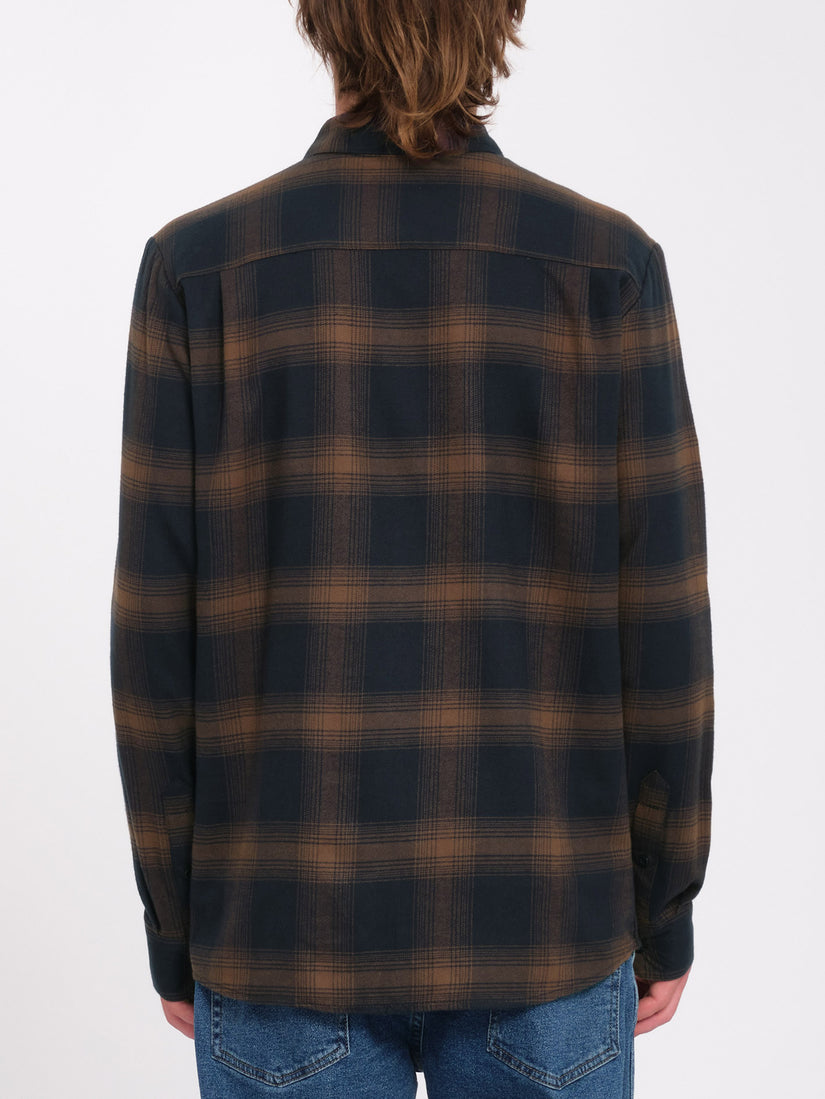 Netastone Flannel Shirt - Dark Earth