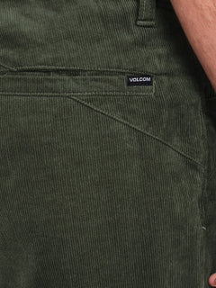 Frickin Loose Tapered Corduroy Trousers - Squadron Green