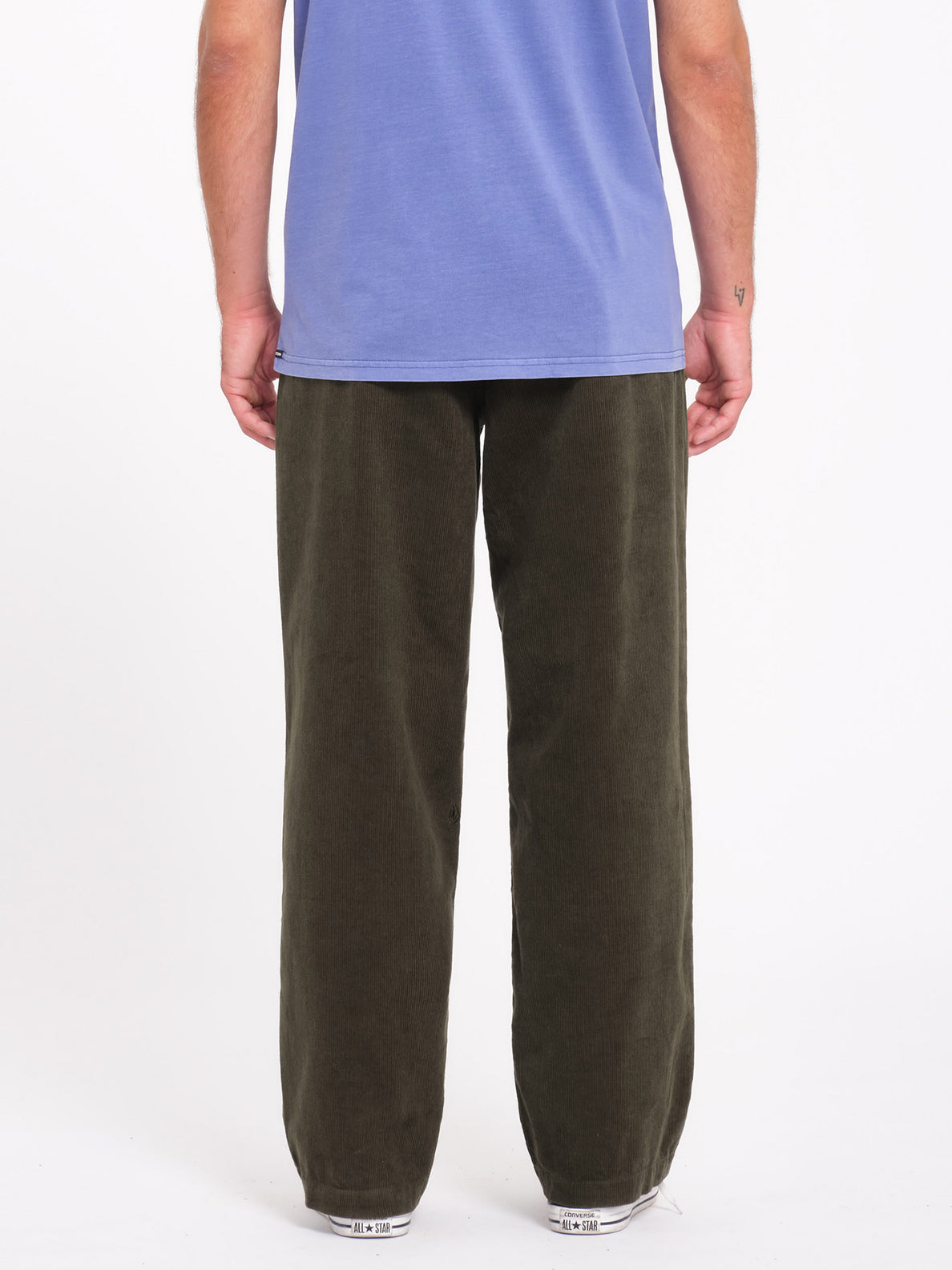 Frickin Loose Tapered Corduroy Trousers - Wren