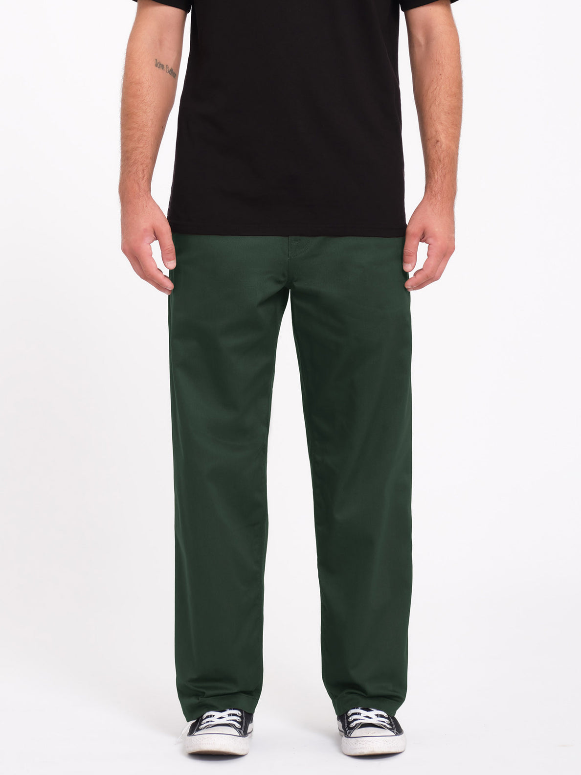 Frickin Skate Chino Trousers - Dark Forest