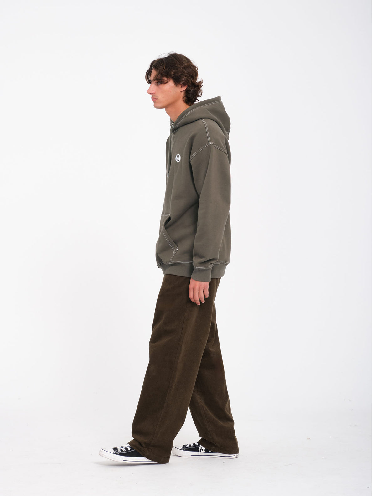 Freazy Loose Trousers - Dark Brown