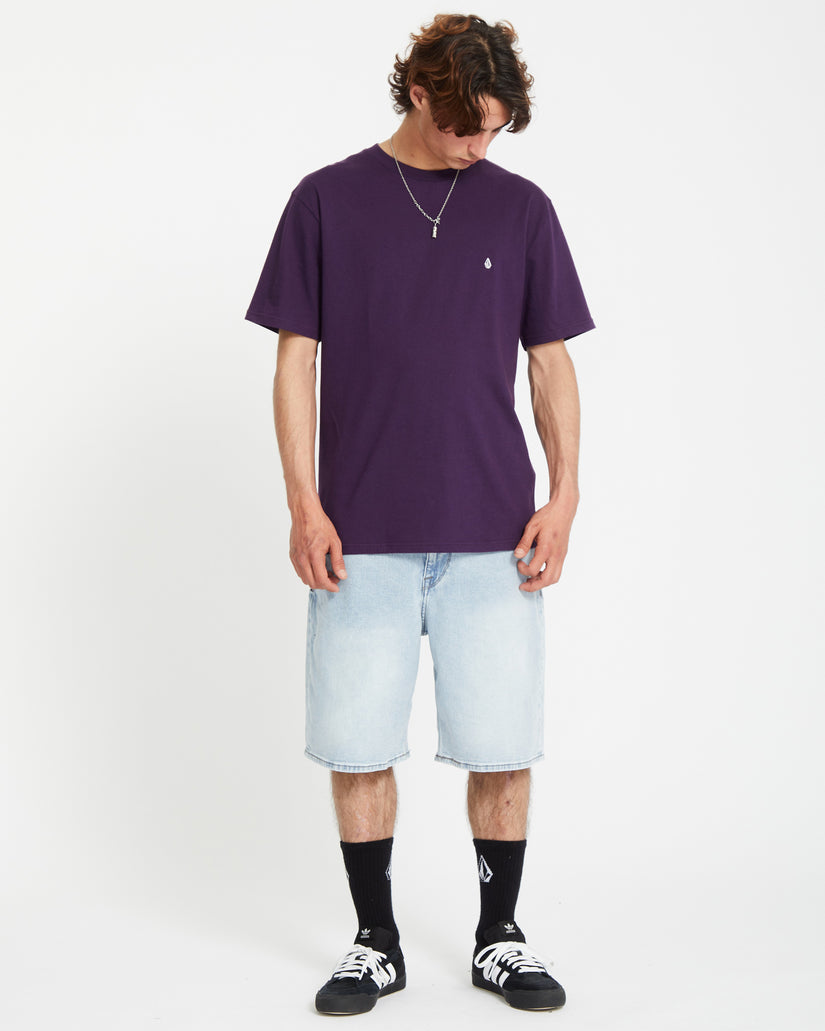 Stone Blanks T-shirt - GRAPE ROYALE