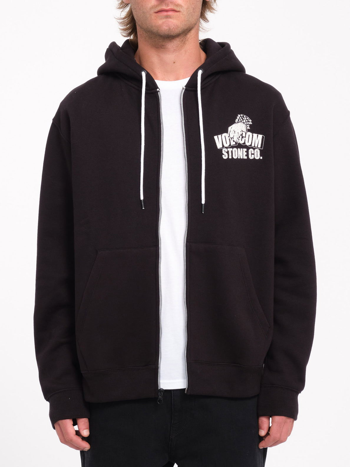 Watanite Zip Hoodie - Black