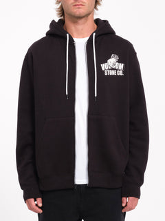 Watanite Zip Hoodie - Black