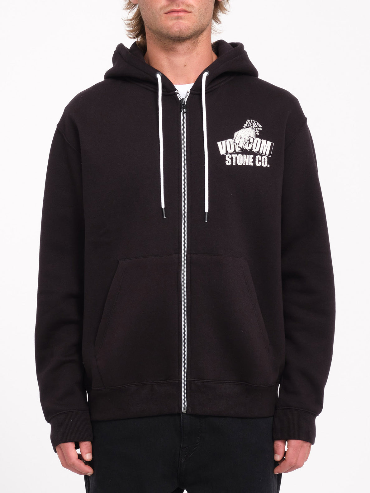 Watanite Zip Hoodie - Black