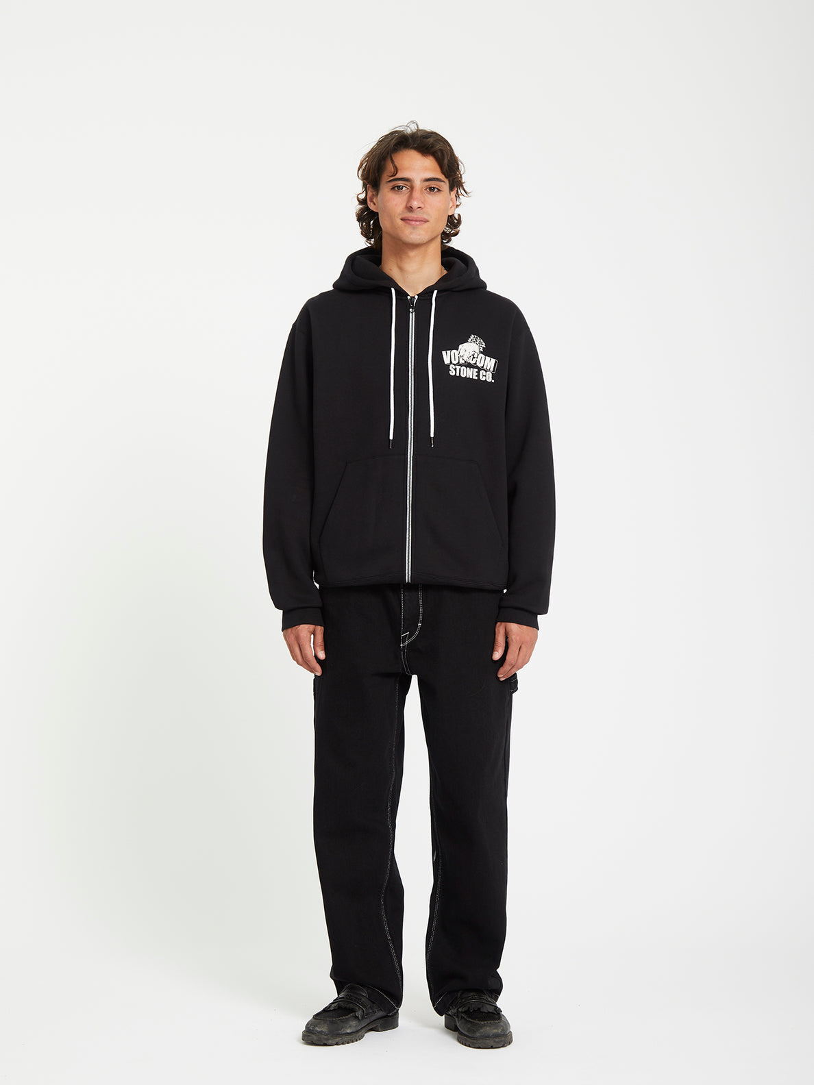 Watanite Zip Hoodie - Black