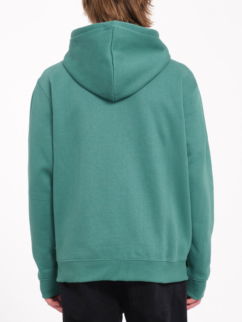 Single Stone Zip Hoodie - Sea Green