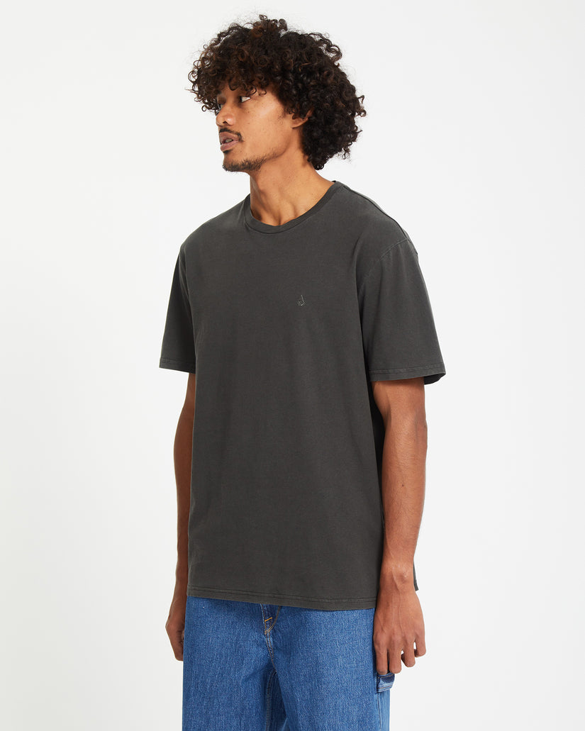 Solid Stone T-shirt - BLACK