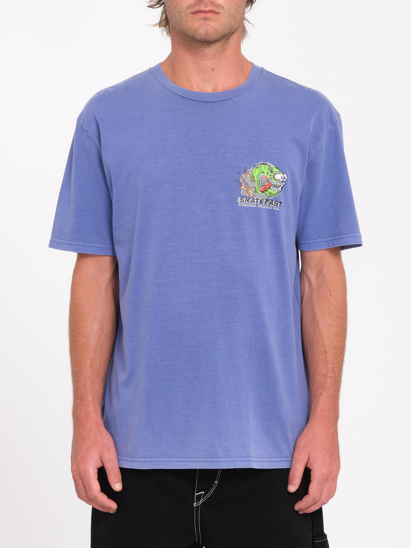 Crazee Wheel T-Shirt - Ballpoint Blue