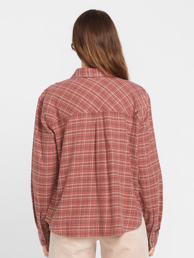 Plaid To Meet U Shirt - Chestnut Brown