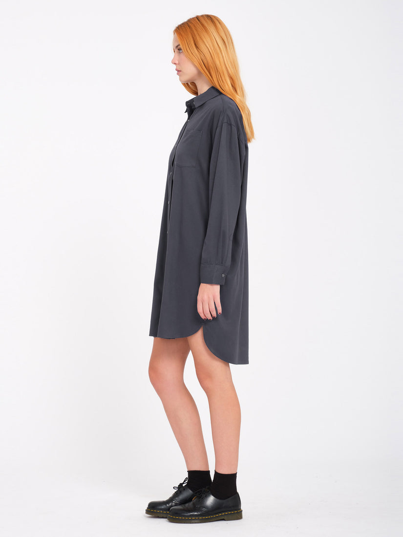 Sheart Dress - Heather Black