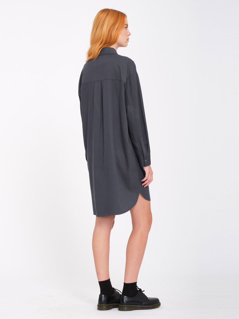 Sheart Dress - Heather Black