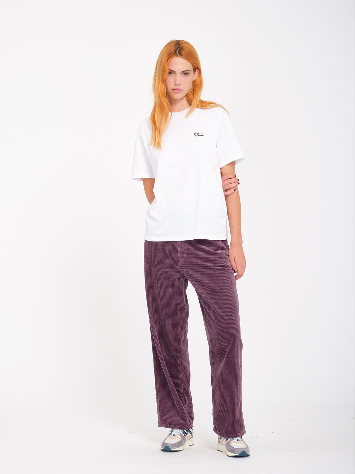 Weellow Corduroy Trousers - Vintage Violet