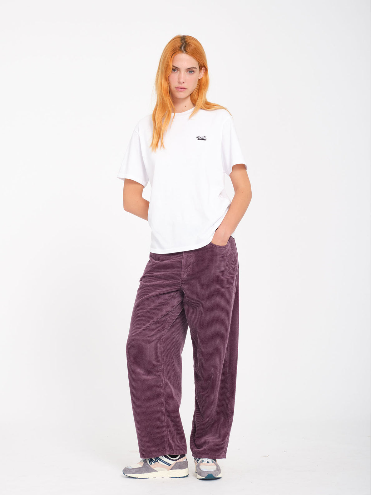 Weellow Corduroy Trousers - Vintage Violet