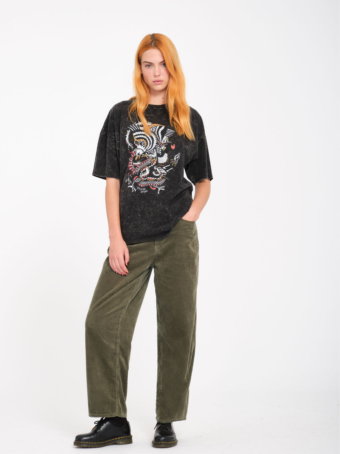 Weellow Corduroy Trousers - Wintermoss