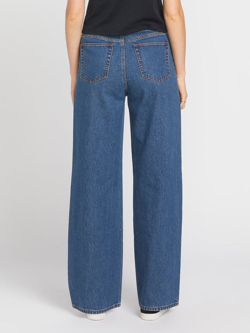 Stoned High Rise Jeans - Indigo Ridge Wash