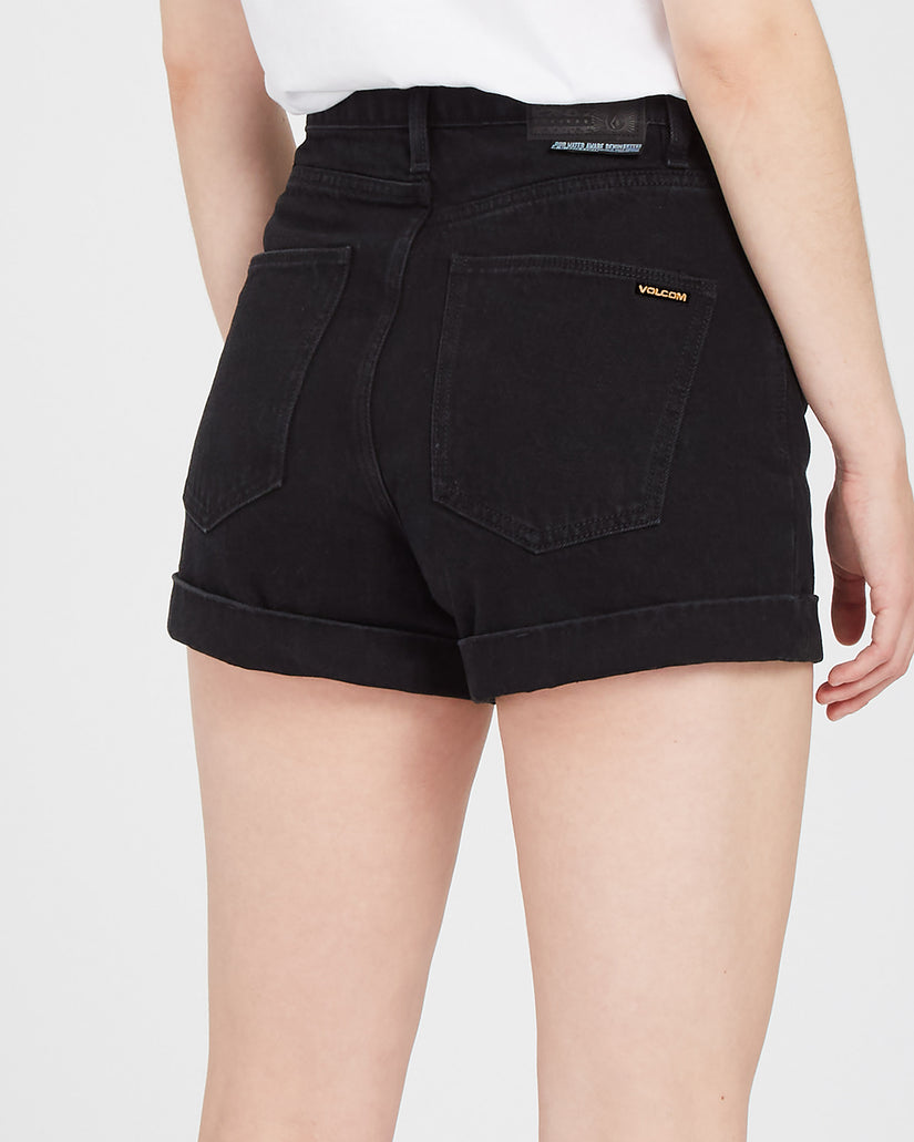 Weellow Denim Short - BLACK