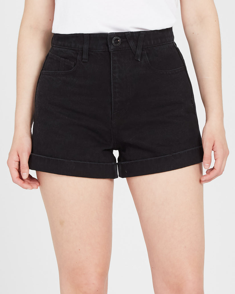 Weellow Denim Short - BLACK