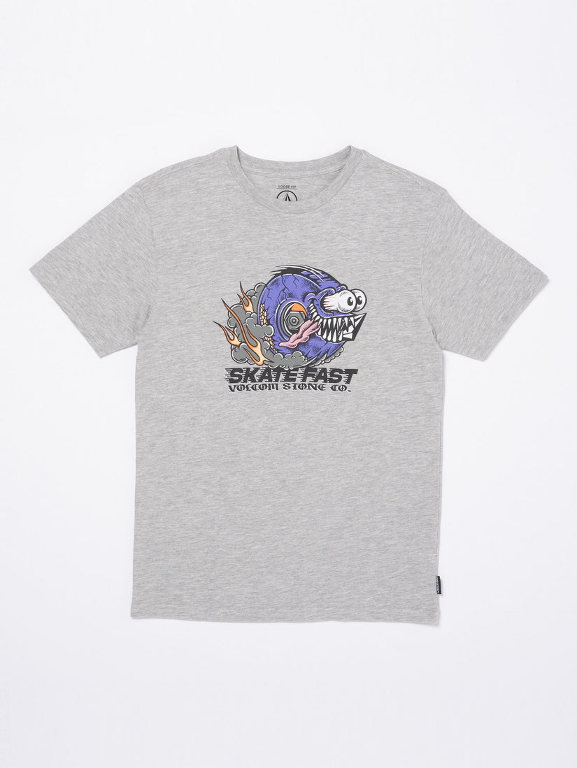 Skate Fast T-Shirt - Heather Grey - (KIDS)