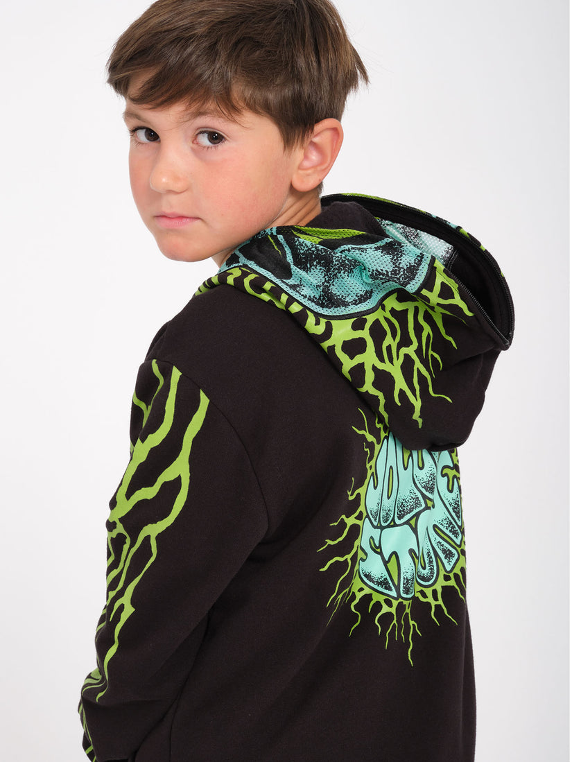 Alien Full Zip Hoodie - Black - (KIDS)