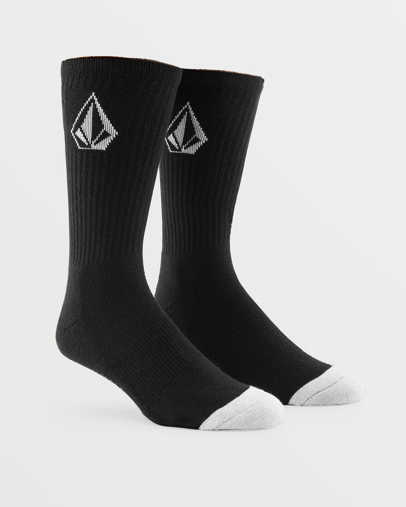 Full Stone Socks (3 Pack) - BLACK