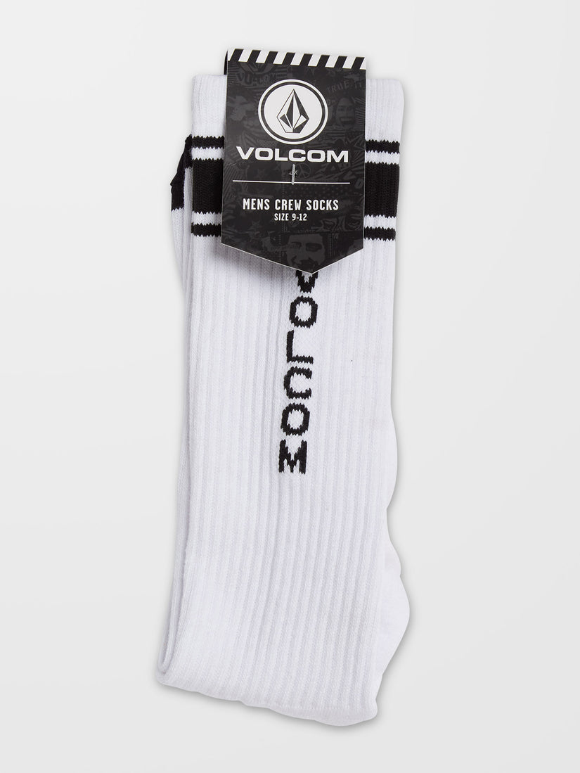 High Stripe Socks - WHITE