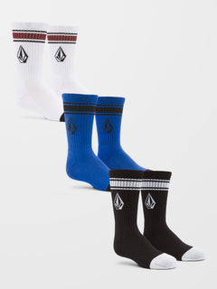 Full Stone Socks (3 Pack) - Multi - (KIDS)