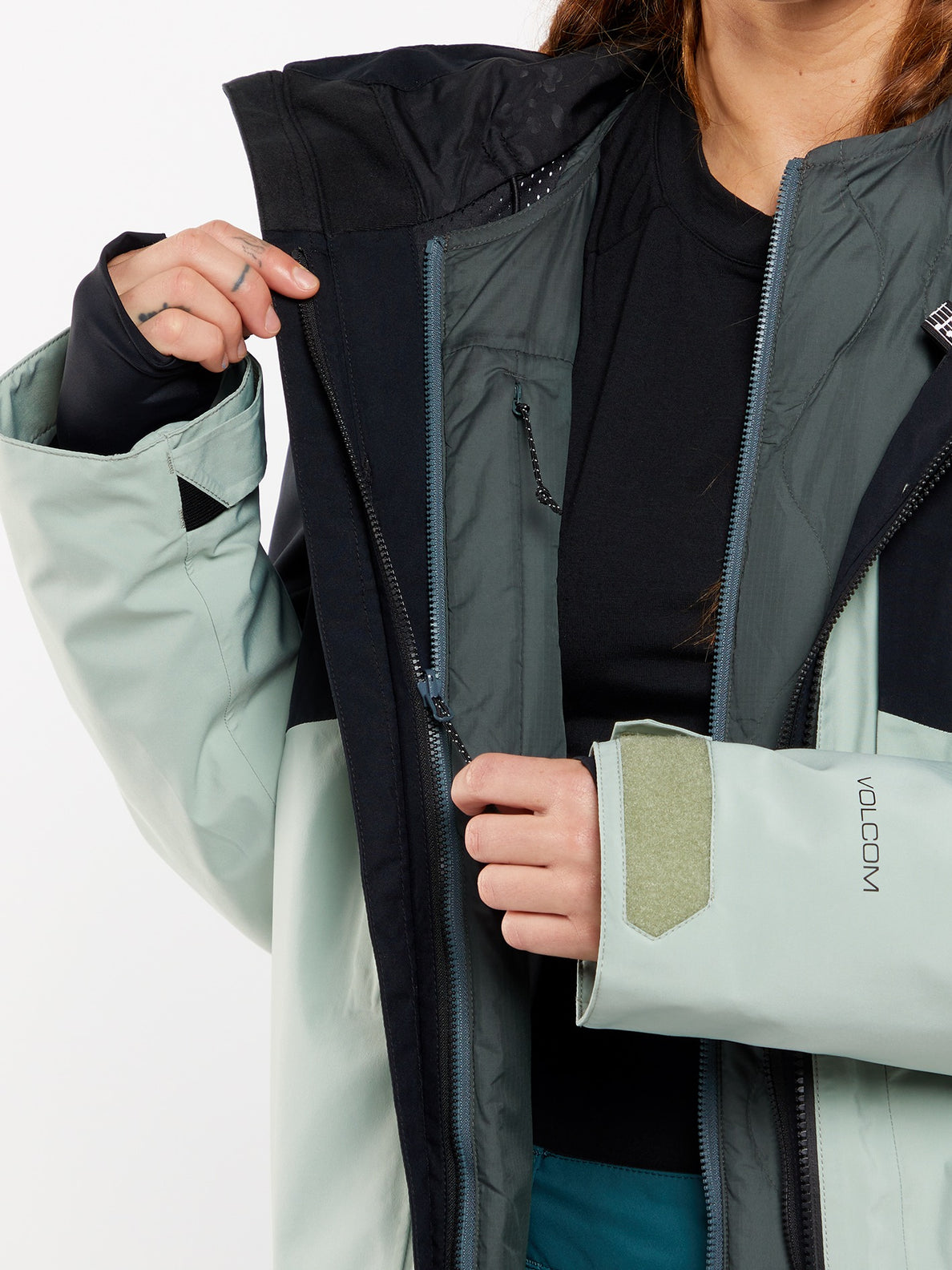 Aw 3-In-1 Gore-Tex Jacket - SAGE FROST - Women - Volcom EU – Volcom Europe