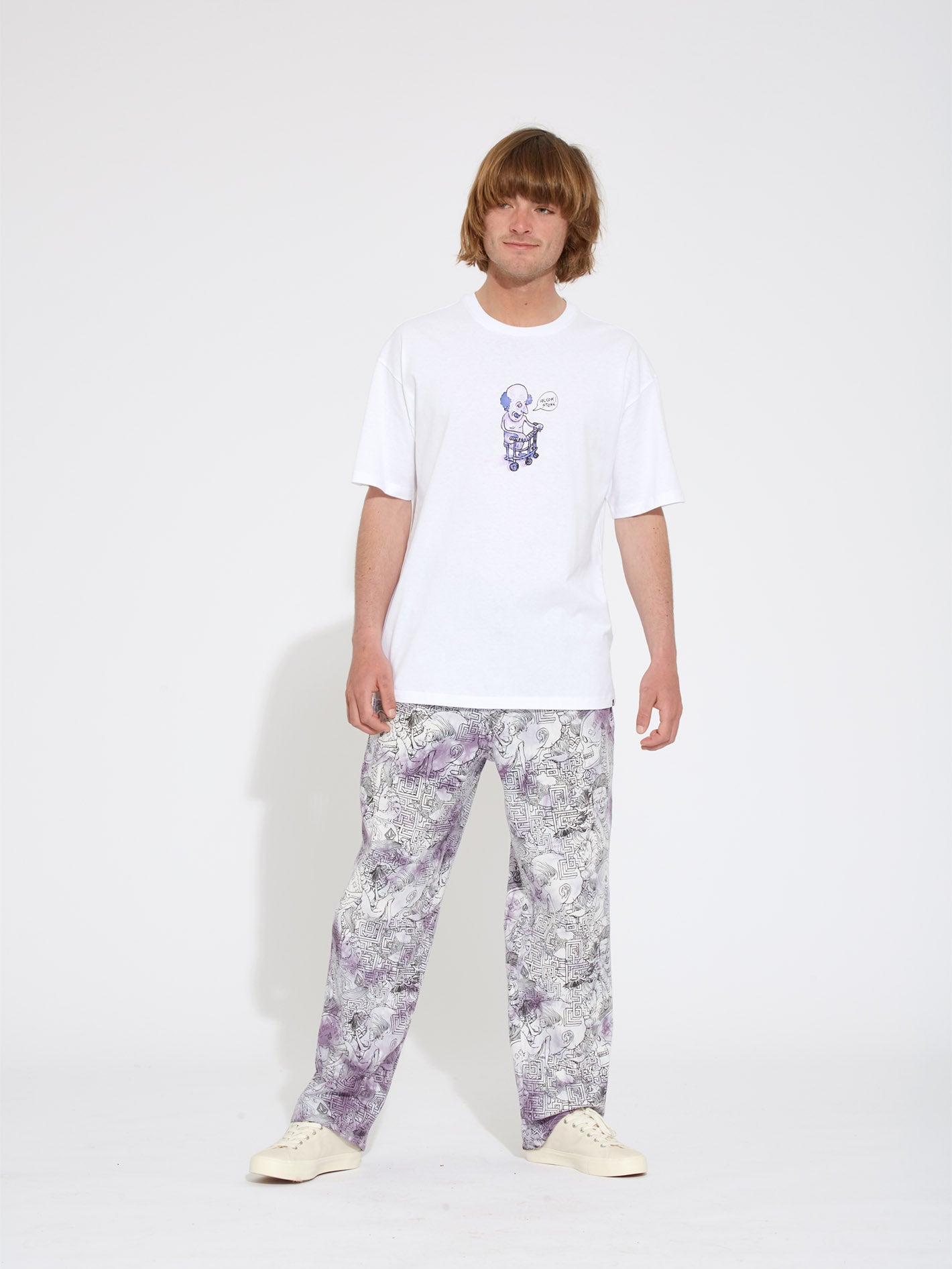 Ed Merlin Murray Elasticated Waist Trousers - PRINT - Men - Volcom