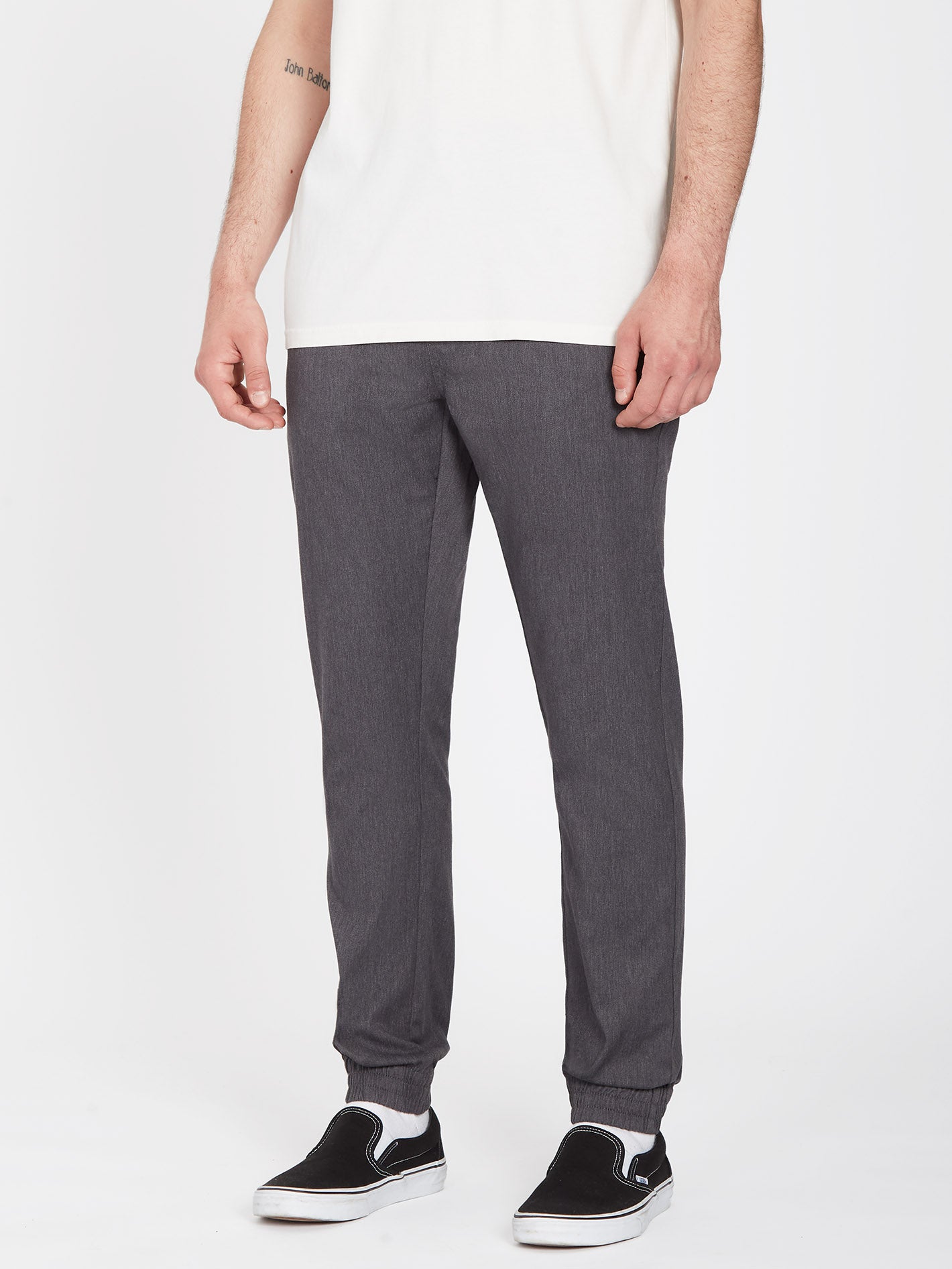 Frickin Slim Jogger - CHARCOAL HEATHER – Volcom Europe