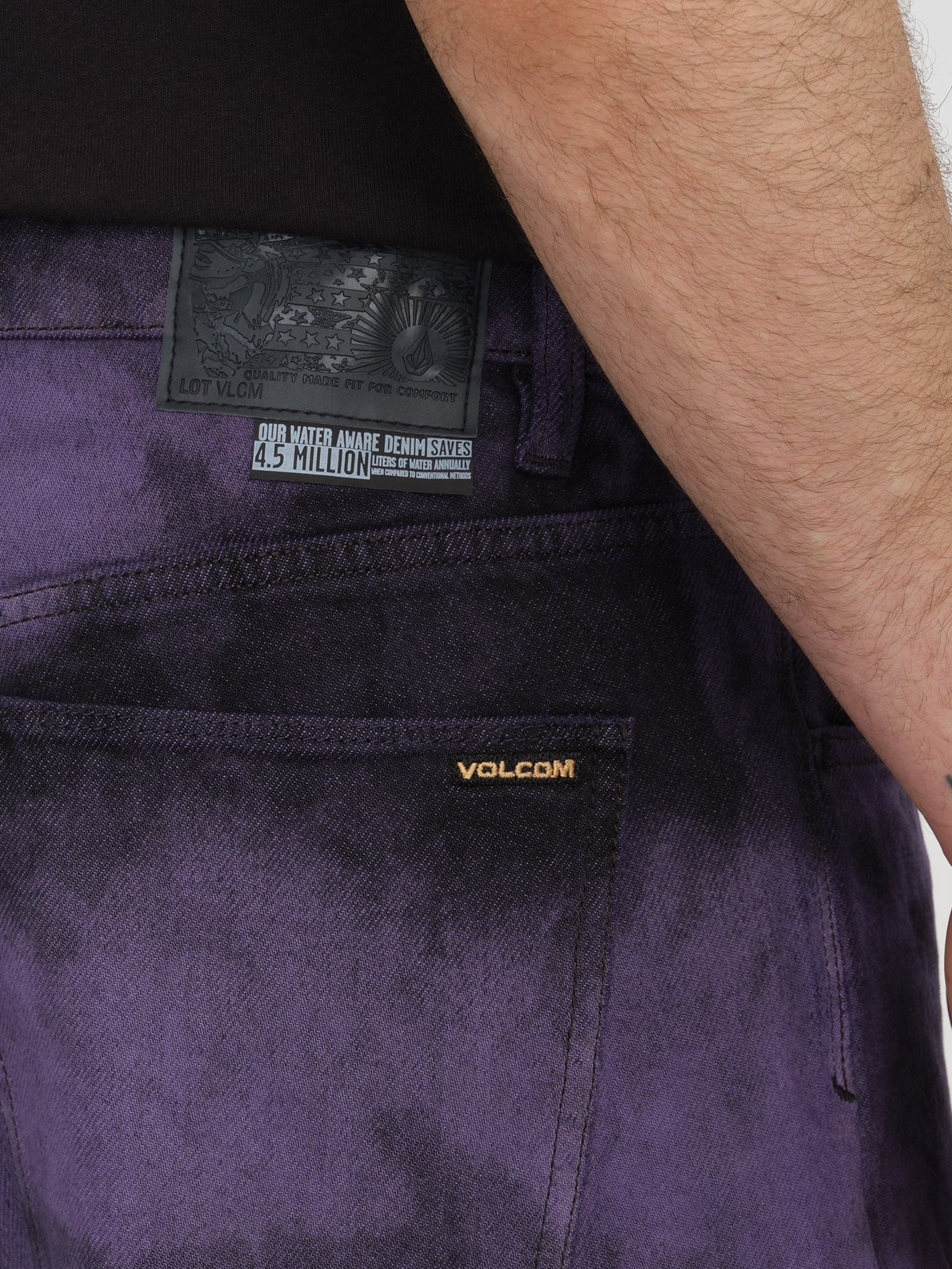 Orders purple water jeans