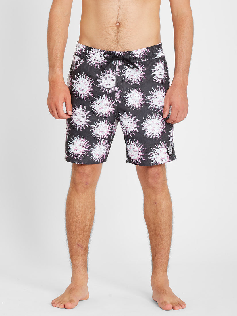 Ozzy Trunk 17" Boardshort - Black (A2512104_BLK) [B]