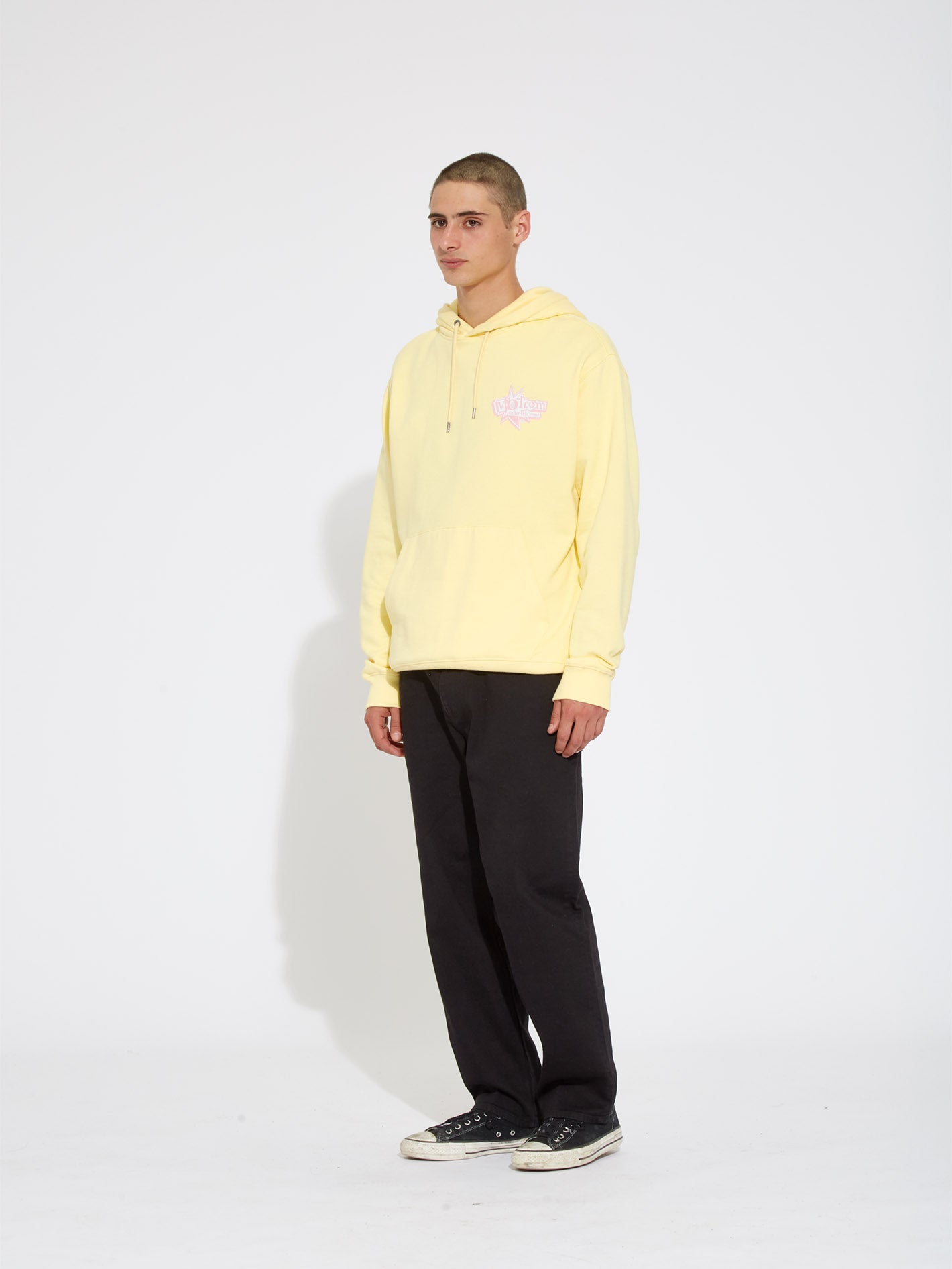 Yellow hot sale volcom hoodie