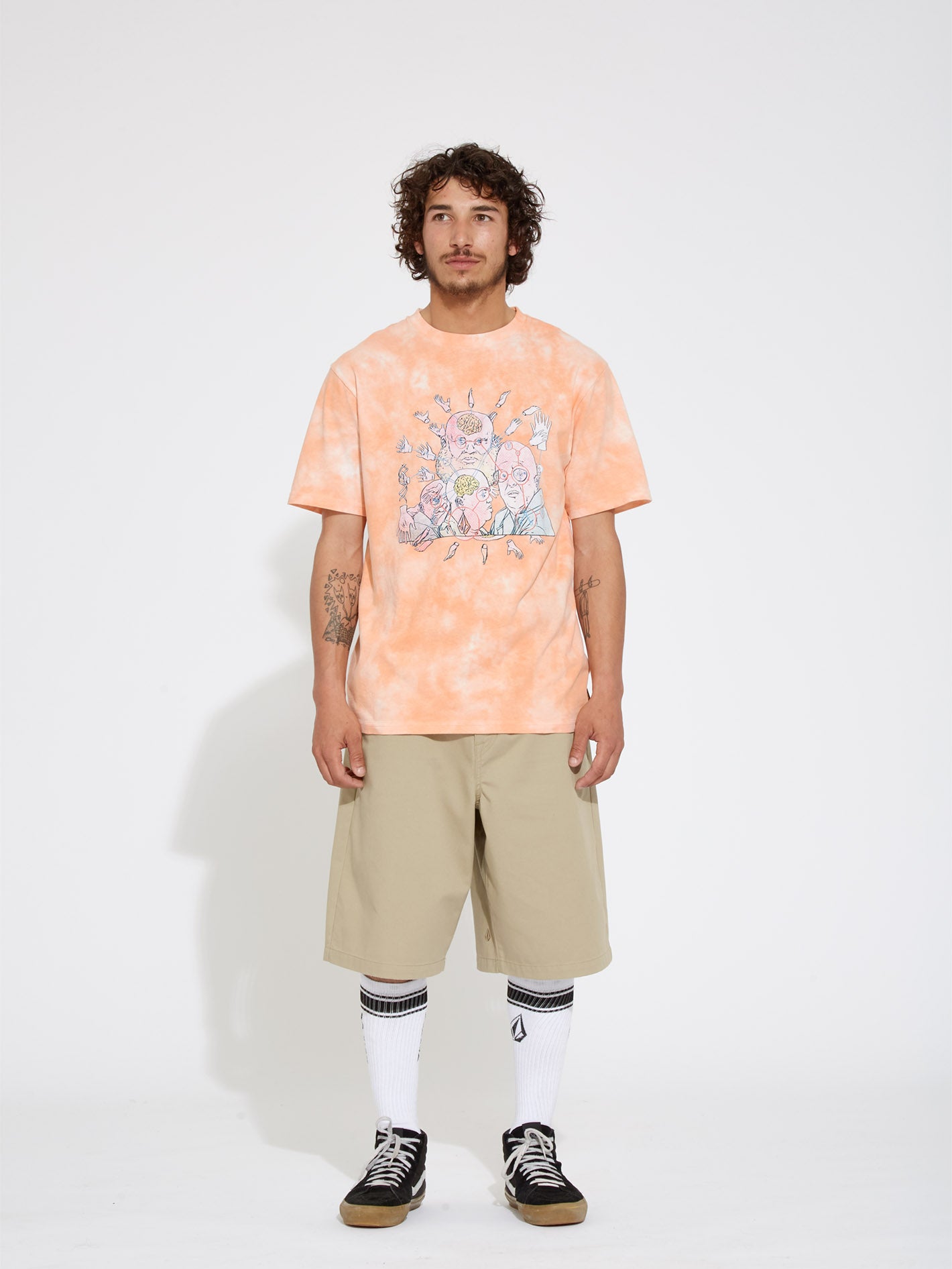 Ed Merlin Murray 1 T-shirt - PEACH BUD - Men - Volcom EU – Volcom