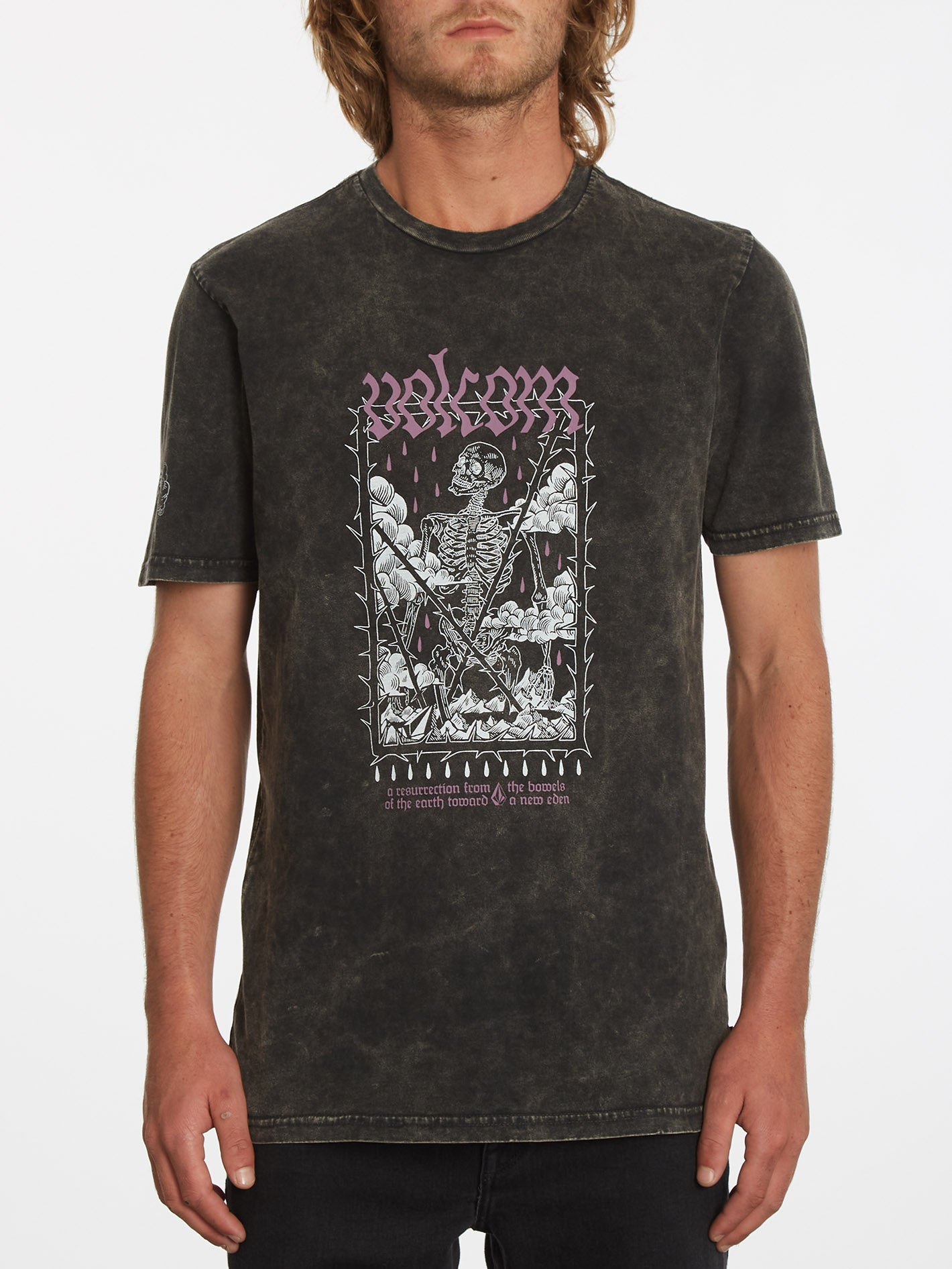 Vaderetro 1 T-shirt - BLACK – Volcom Europe