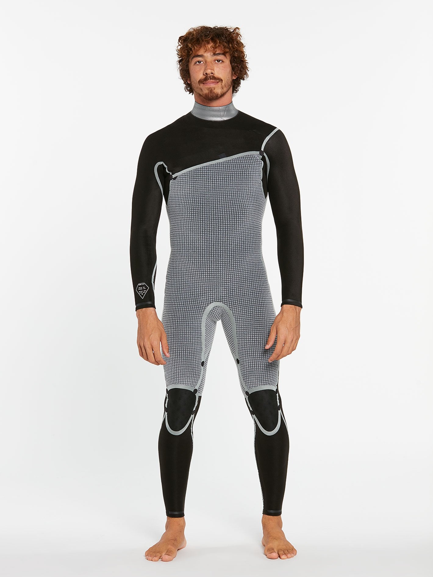 MODULATOR 4/3MM CHEST ZIP WETSUIT - BLACK – Volcom Europe