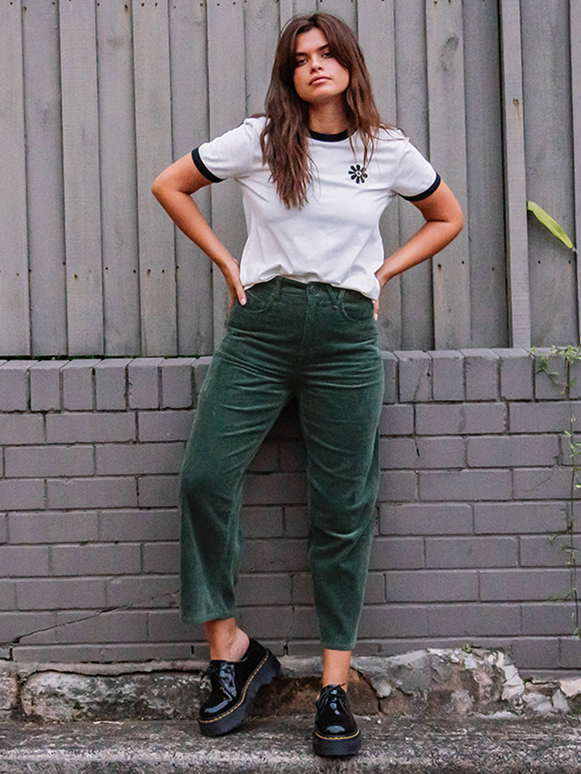 Weellow Corduroy Trousers - DARK PINE (B1932200_DPN) [102]