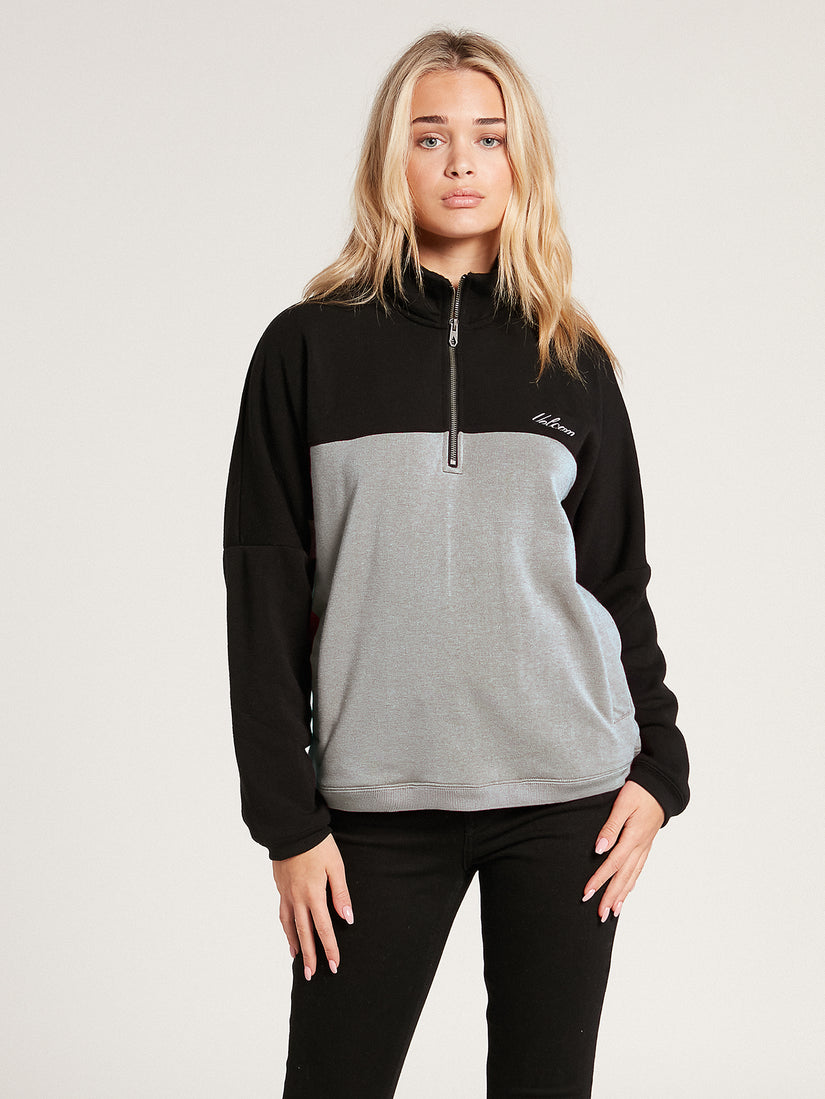 Staxx Attax Zip Pullover - HEATHER GREY (B4632101_HGR) [F]