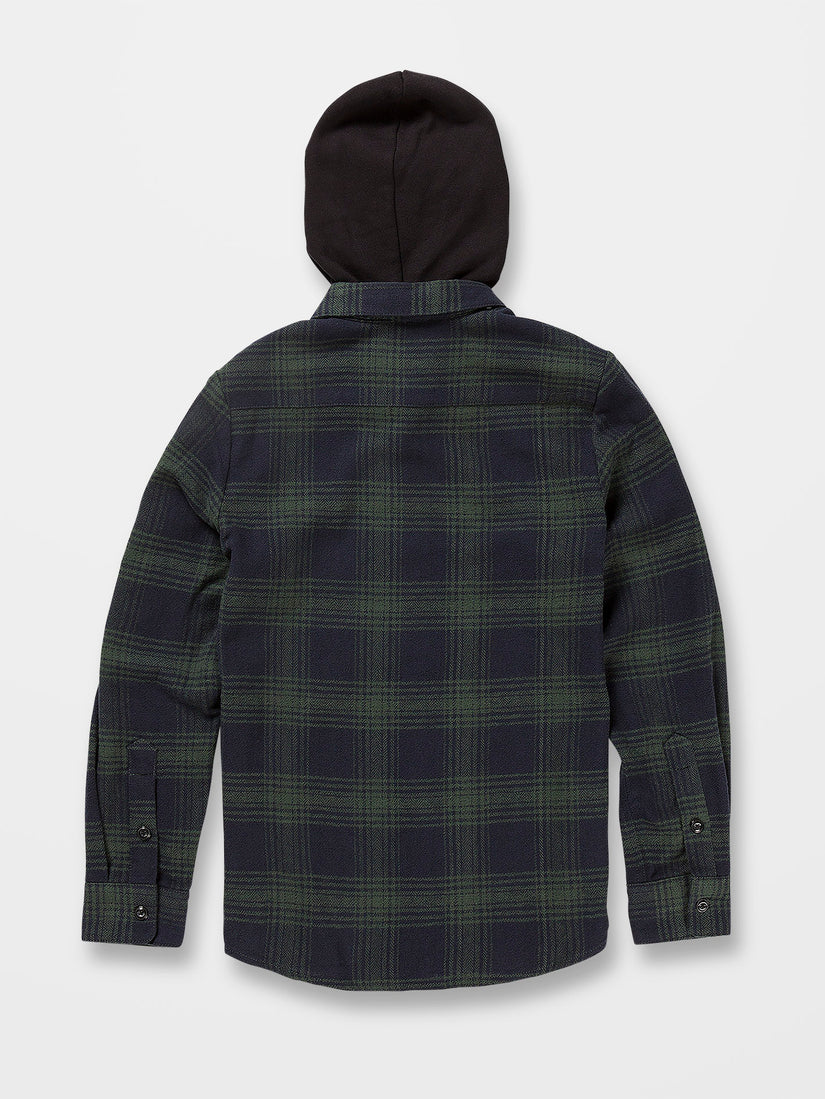 Tone Stone Hooded Shirt - CEDAR GREEN - (KIDS) (C0532230_CDG) [B]